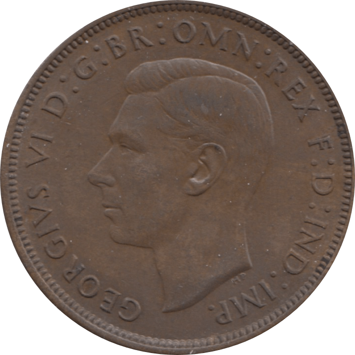 1937 PENNY ( UNC ) 1 - Penny - Cambridgeshire Coins