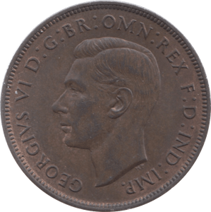 1937 PENNY ( UNC ) 2 - Penny - Cambridgeshire Coins