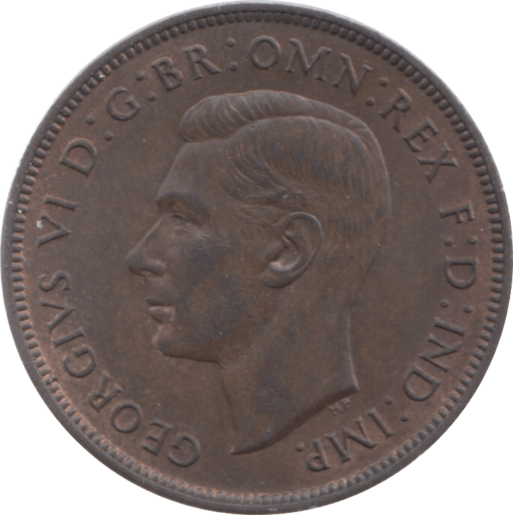 1937 PENNY ( UNC ) 2 - Penny - Cambridgeshire Coins