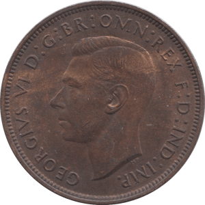 1937 PENNY ( UNC ) 3 - Penny - Cambridgeshire Coins