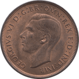 1937 PENNY ( UNC ) 5 - Penny - Cambridgeshire Coins