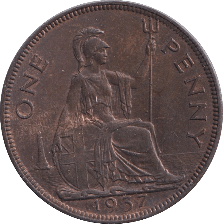 1937 PENNY ( UNC ) - Penny - Cambridgeshire Coins