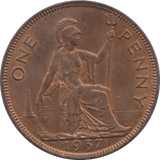 1937 PENNY ( UNC ) - Penny - Cambridgeshire Coins