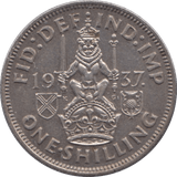1937 SHILLING ( EF ) - Shilling - Cambridgeshire Coins