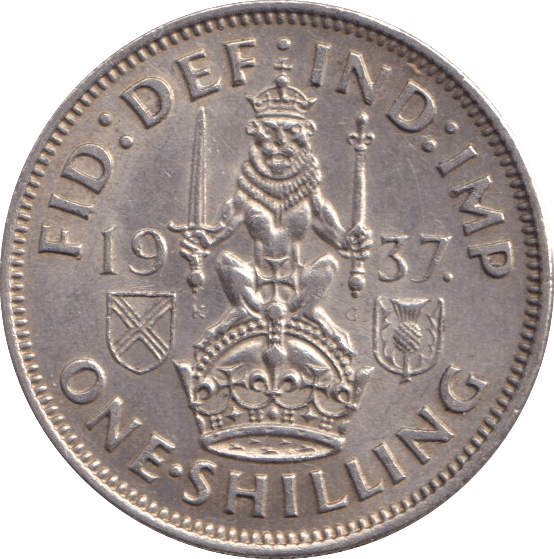1937 SHILLING ( EF ) - Shilling - Cambridgeshire Coins