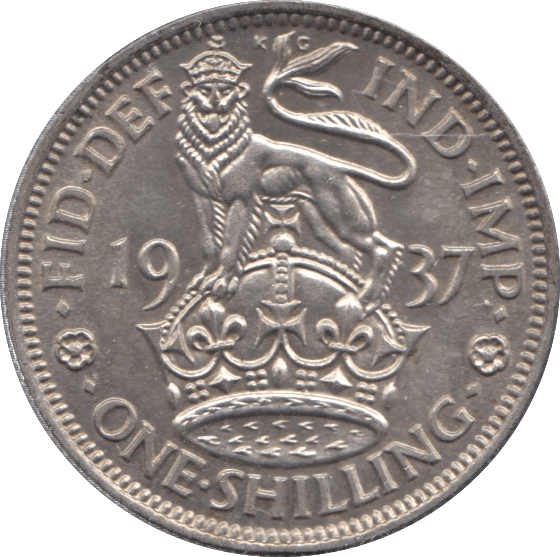 1937 SHILLING ( UNC ) - Shilling - Cambridgeshire Coins