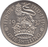 1937 SHILLING ( UNC ) - Shilling - Cambridgeshire Coins