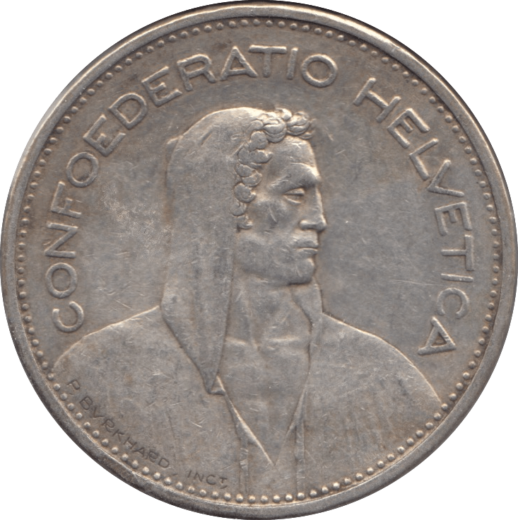 1937 SILVER 1 FRANC BELGIUM - SILVER WORLD COINS - Cambridgeshire Coins
