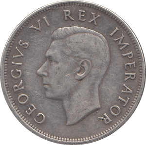 1937 SILVER 2 1/2 SHILLINGS SOUTH AFRICA - SILVER WORLD COINS - Cambridgeshire Coins
