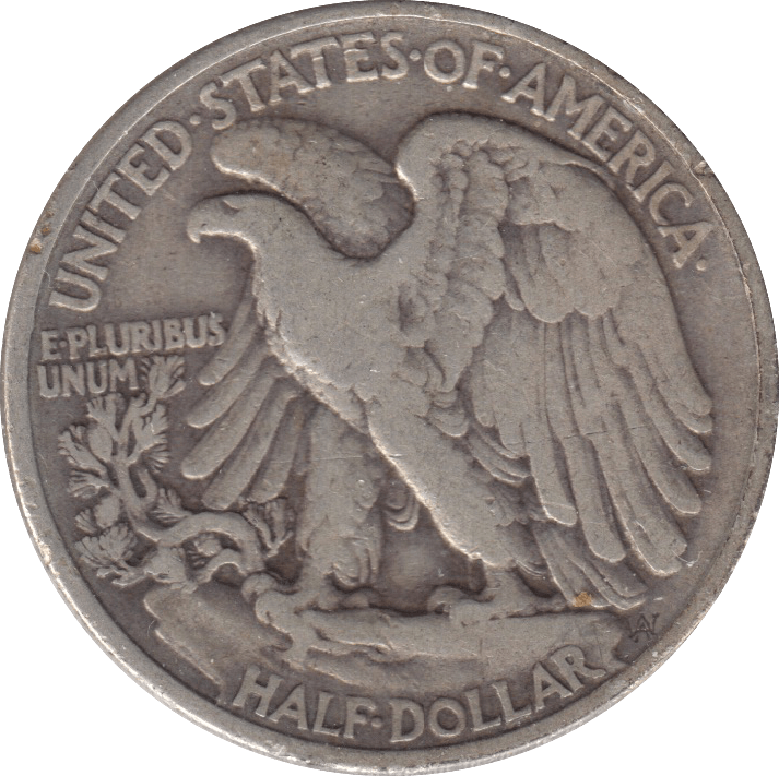 1937 SILVER HALF DOLLAR USA - SILVER WORLD COINS - Cambridgeshire Coins