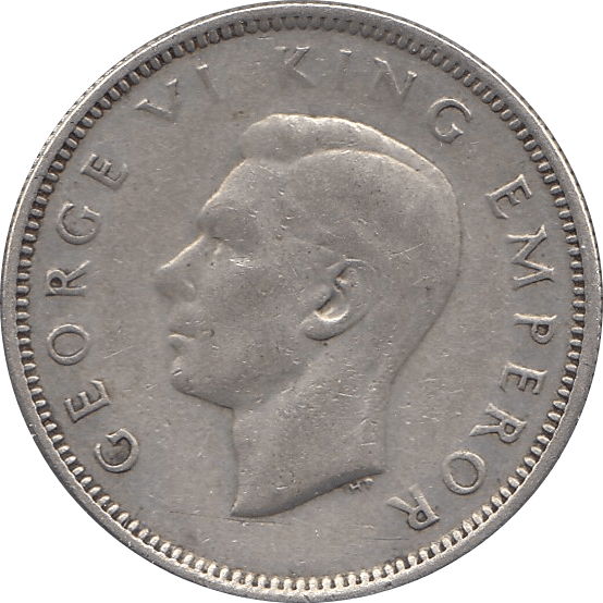 1937 SILVER SHILLING NEW ZELAND REF H64 - WORLD SILVER COINS - Cambridgeshire Coins