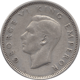1937 SILVER SHILLING NEW ZELAND REF H64 - WORLD SILVER COINS - Cambridgeshire Coins