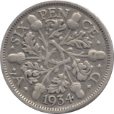 1937 SIXPENCE ( FINE ) 1 - Sixpence - Cambridgeshire Coins