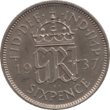 1937 SIXPENCE ( PROOF ) - Sixpence - Cambridgeshire Coins