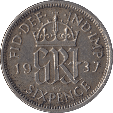 1937 SIXPENCE ( UNC ) - Sixpence - Cambridgeshire Coins
