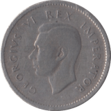1937 SOUTH AFRICA SILVER THREEPENCE - SILVER WORLD COINS - Cambridgeshire Coins