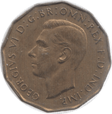 1937 THREEPENCE ( AUNC ) 2 - Threepence - Cambridgeshire Coins