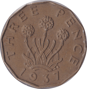 1937 THREEPENCE ( EF ) - Threepence - Cambridgeshire Coins