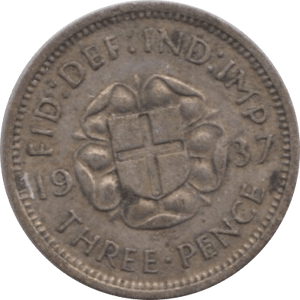 1937 THREEPENCE ( FINE ) - Threepence - Cambridgeshire Coins