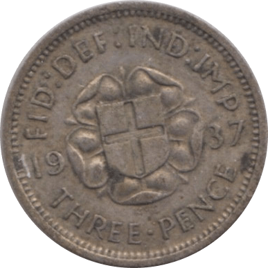 1937 THREEPENCE ( FINE ) - Threepence - Cambridgeshire Coins