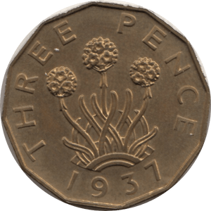 1937 THREEPENCE ( PROOF ) - Threepence - Cambridgeshire Coins