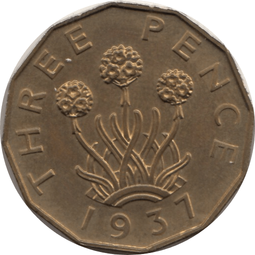 1937 THREEPENCE ( PROOF ) - Threepence - Cambridgeshire Coins