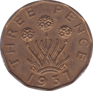 1937 THREEPENCE ( PROOF ) - Threepence - Cambridgeshire Coins