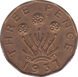 1937 THREEPENCE ( PROOF ) - Threepence - Cambridgeshire Coins