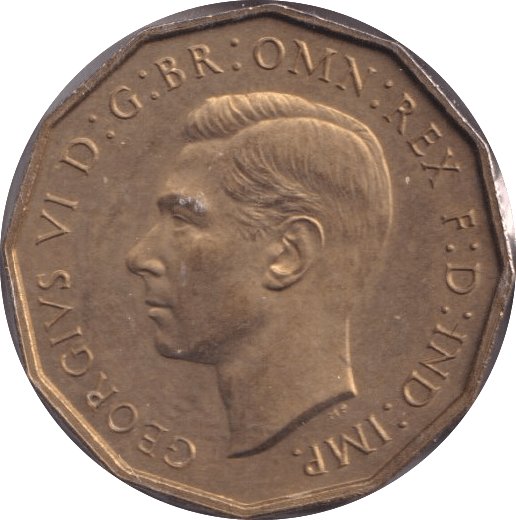 1937 THREEPENCE ( UNC ) 2 - Threepence - Cambridgeshire Coins