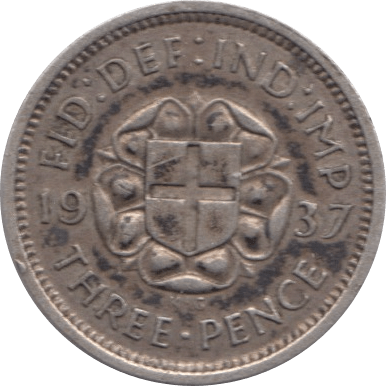 1937 THREEPENCE ( VF ) 1 - Threepence - Cambridgeshire Coins