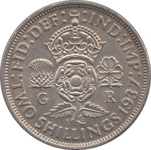 1937 TWO SHILLING ( AUNC ) - TWO SHILLING - Cambridgeshire Coins