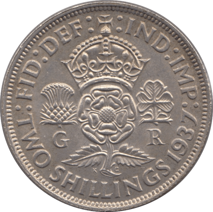 1937 TWO SHILLING ( AUNC ) - TWO SHILLING - Cambridgeshire Coins