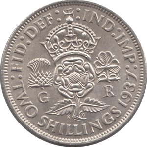 1937 TWO SHILLINGS ( AUNC ) 2 - Two SHILLINGS - Cambridgeshire Coins
