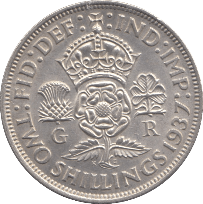 1937 TWO SHILLINGS ( AUNC ) - FLORIN - Cambridgeshire Coins