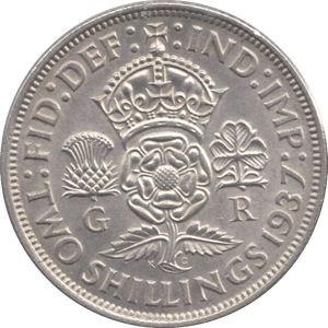 1937 TWO SHILLINGS ( AUNC ) - FLORIN - Cambridgeshire Coins