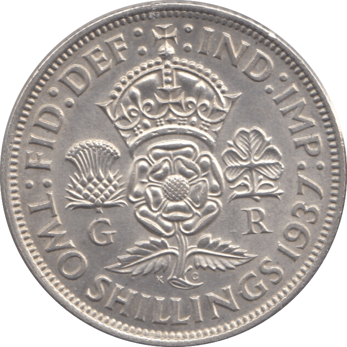 1937 TWO SHILLINGS ( AUNC ) - FLORIN - Cambridgeshire Coins