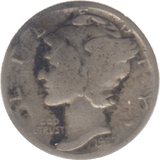 1937 USA ONE DIME - SILVER WORLD COINS - Cambridgeshire Coins