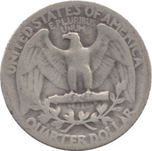 1937 USA SILVER 1/4 DOLLAR - SILVER WORLD COINS - Cambridgeshire Coins