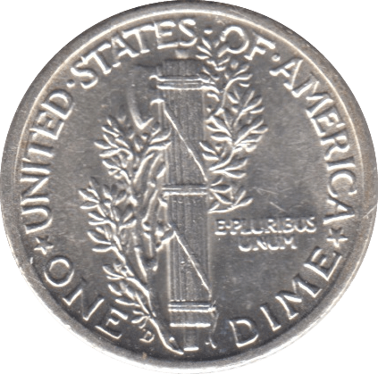 1937 USA SILVER DIME DENVER MINT - SILVER WORLD COINS - Cambridgeshire Coins
