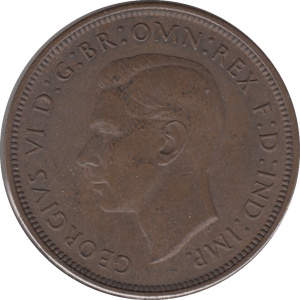 1938 1 PENNY ( UNC ) 6 - Penny - Cambridgeshire Coins