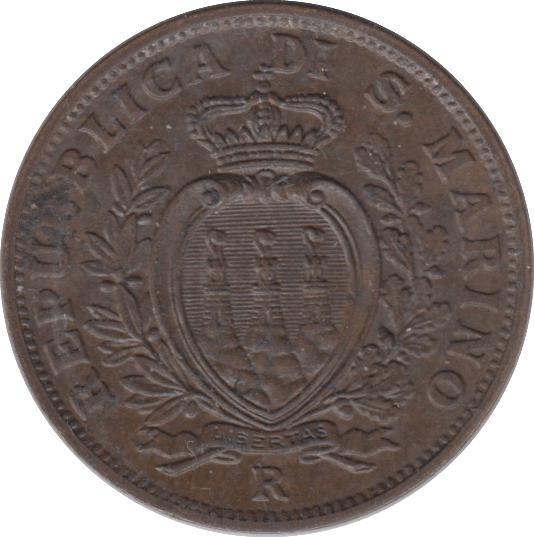 1938 10 CENTESIMI SAN MARINO - WORLD COINS - Cambridgeshire Coins