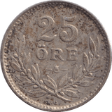 1938 25 ORE SWEDEN - WORLD COINS - Cambridgeshire Coins
