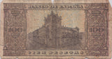 1938 Cien pesetas banknote D1388332 REF 181 - World Banknotes - Cambridgeshire Coins