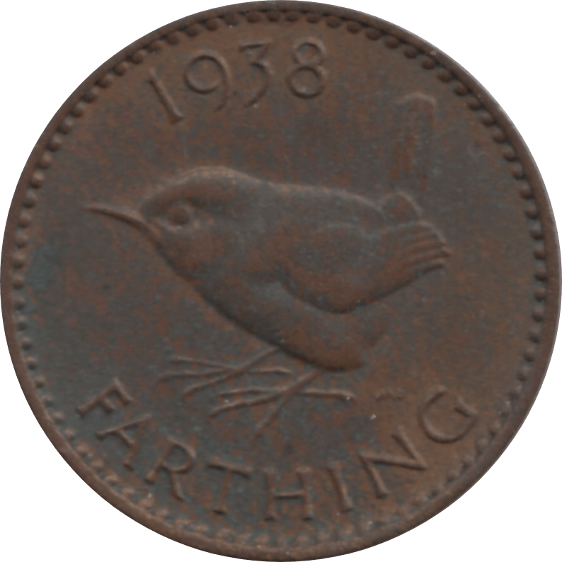 1938 FARTHING 2 ( EF ) 21 - Farthing - Cambridgeshire Coins