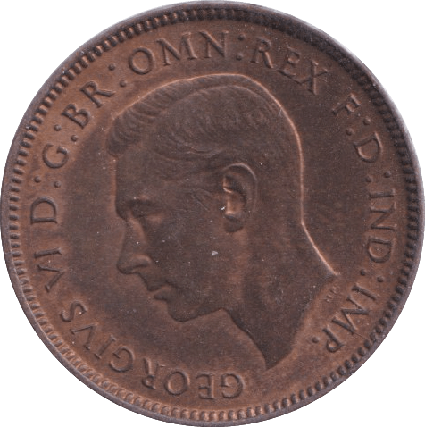 1938 FARTHING ( UNC ) - Farthing - Cambridgeshire Coins
