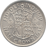 1938 HALFCROWN ( AUNC ) 8 - Halfcrown - Cambridgeshire Coins
