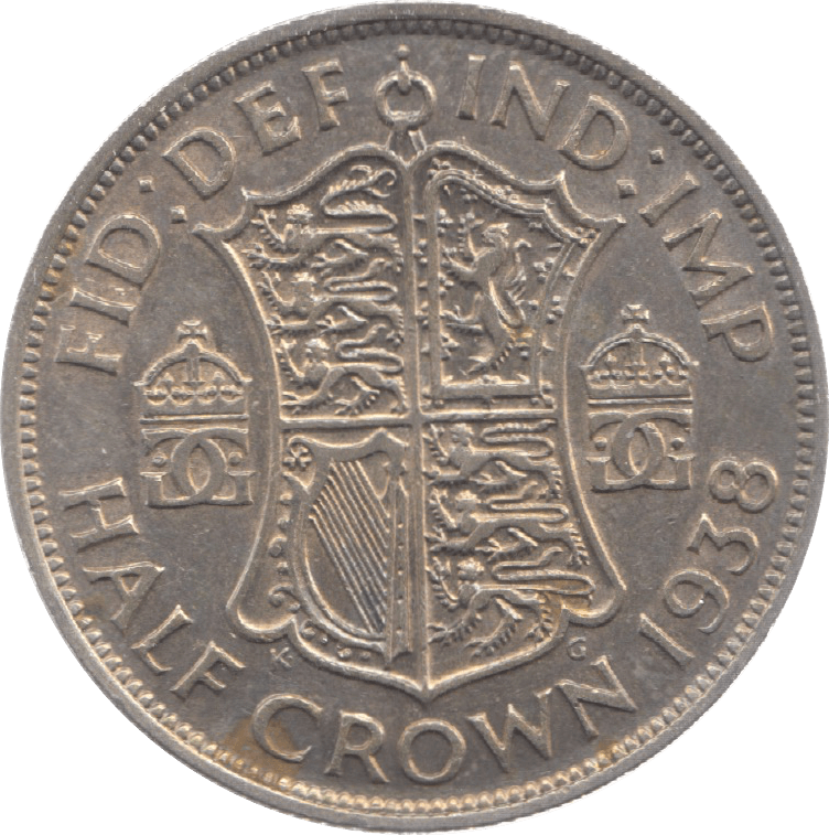 1938 HALFCROWN ( EF ) 6 - Halfcrown - Cambridgeshire Coins