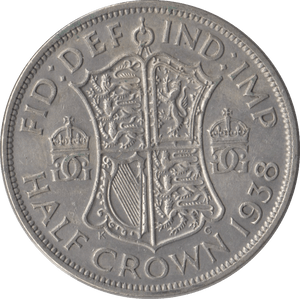 1938 HALFCROWN ( EF ) - Halfcrown - Cambridgeshire Coins