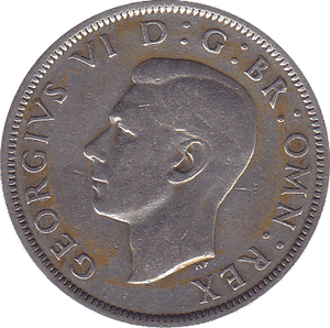 1938 HALFCROWN ( F ) - Halfcrown - Cambridgeshire Coins