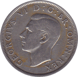 1938 HALFCROWN ( F ) - Halfcrown - Cambridgeshire Coins